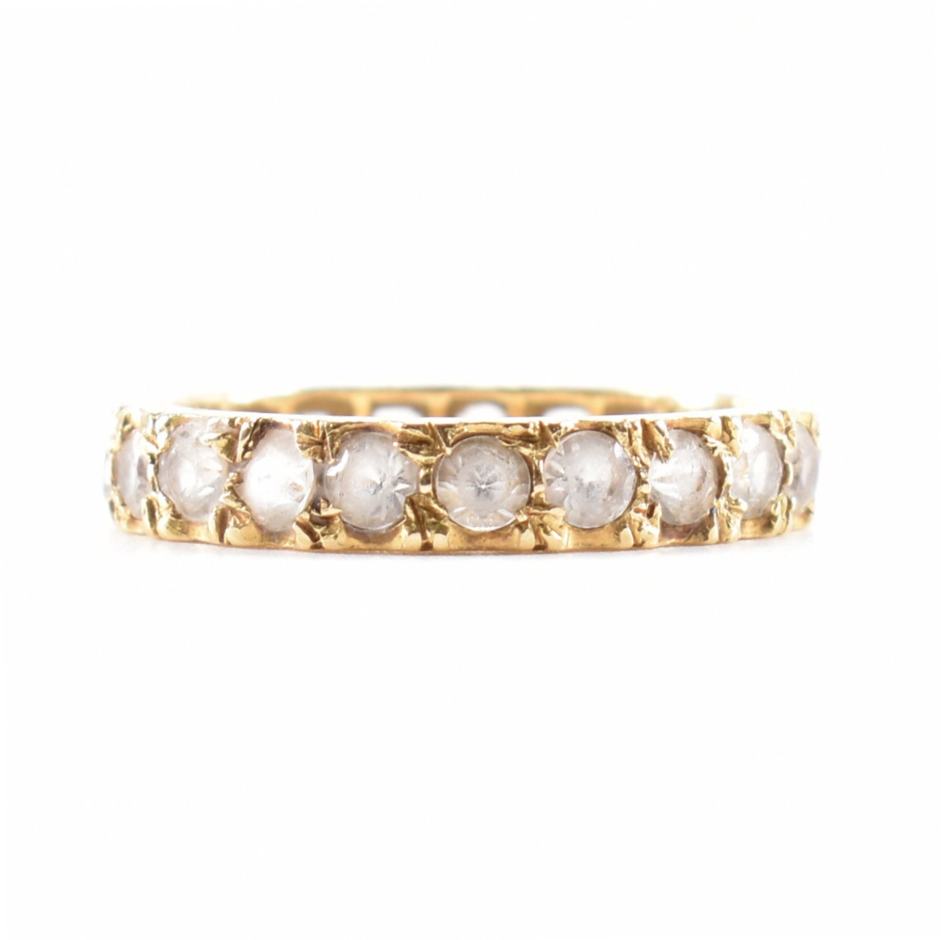 18CT GOLD ETERNITY RING