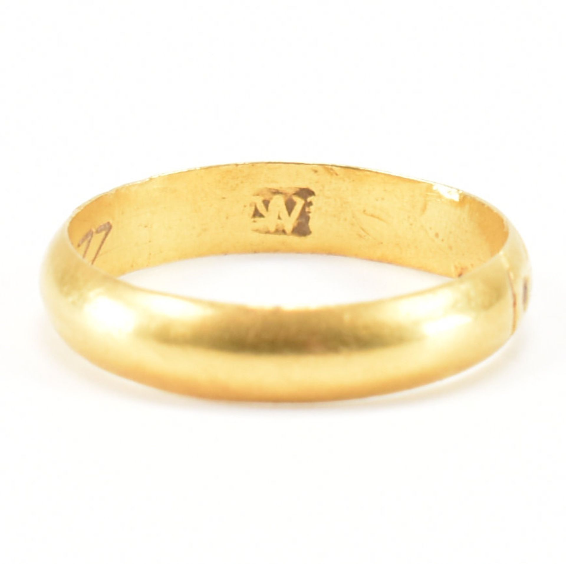 ANTIQUE GOLD MEMENTO MORI RING - Bild 8 aus 9