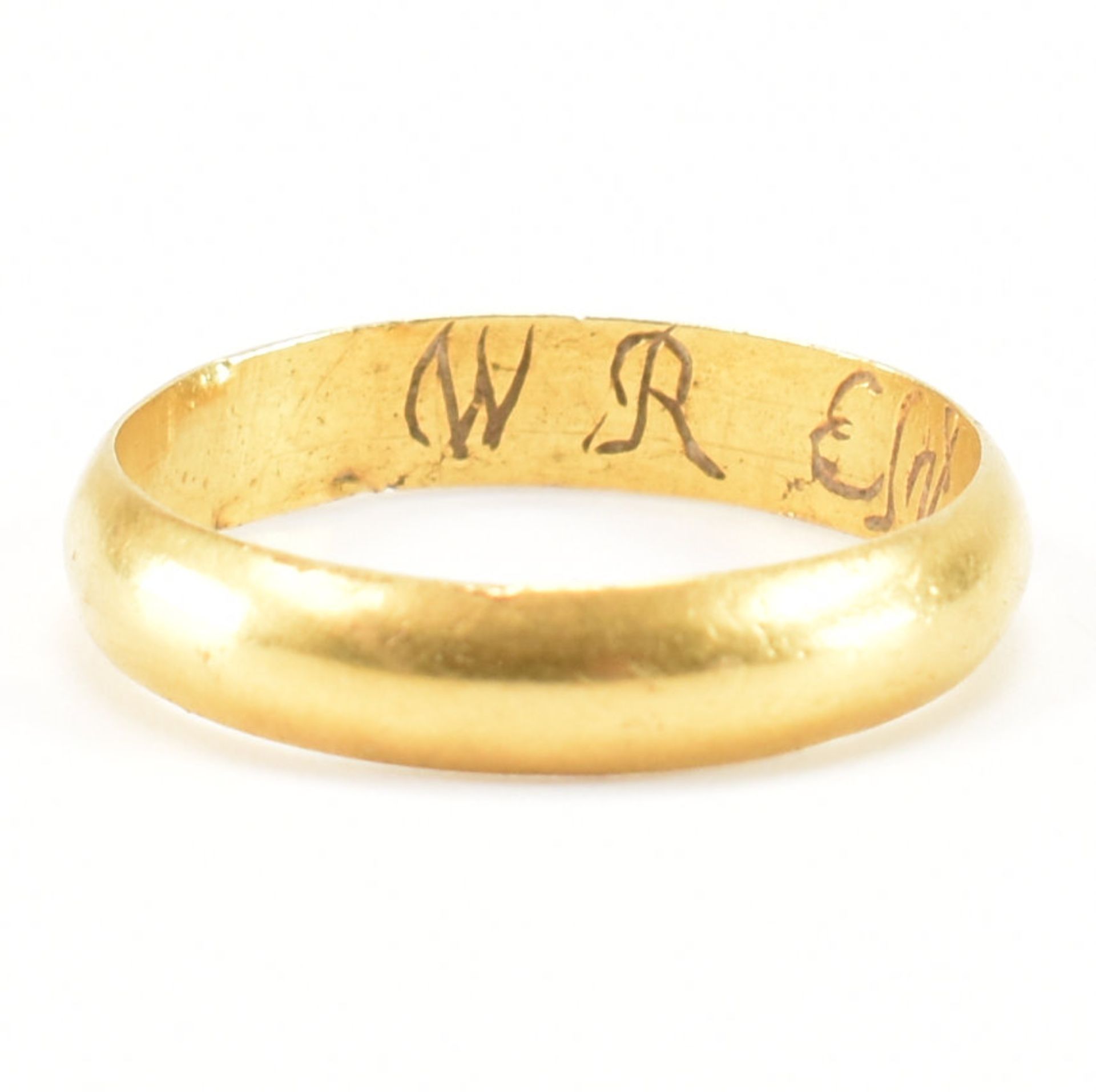 ANTIQUE GOLD MEMENTO MORI RING - Bild 6 aus 9