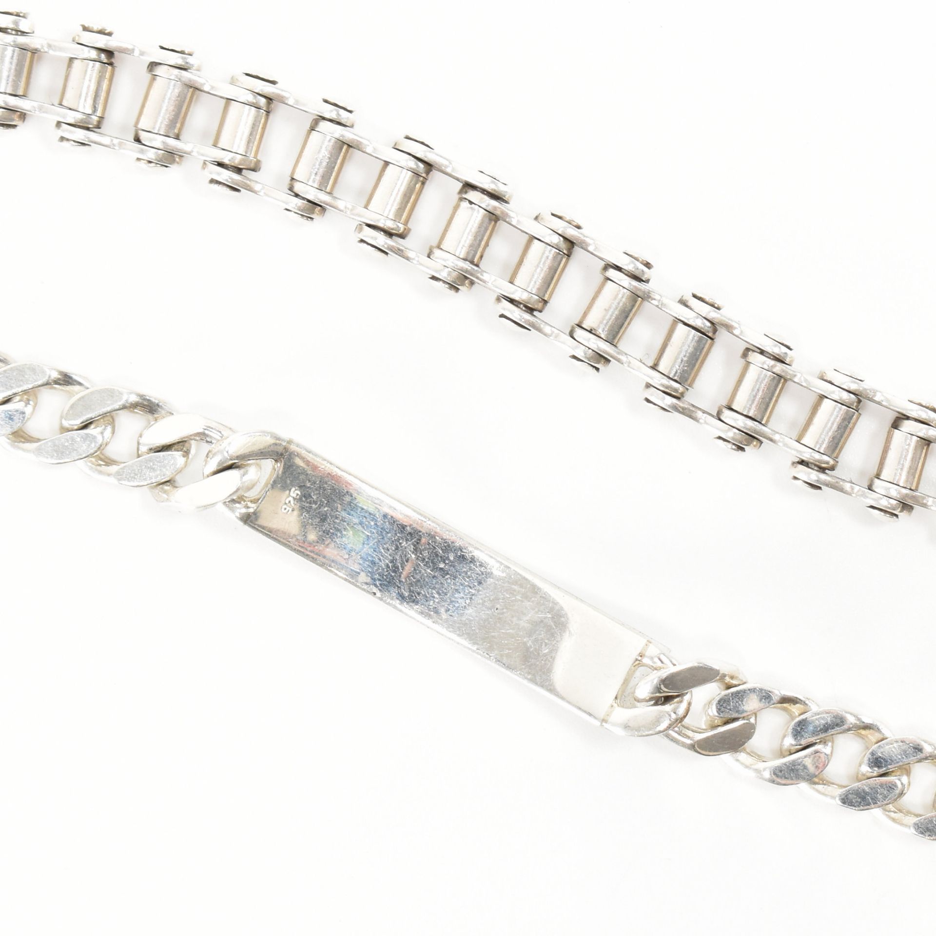 TWO 925 SILVER CHAIN BRACELETS - Image 3 of 4