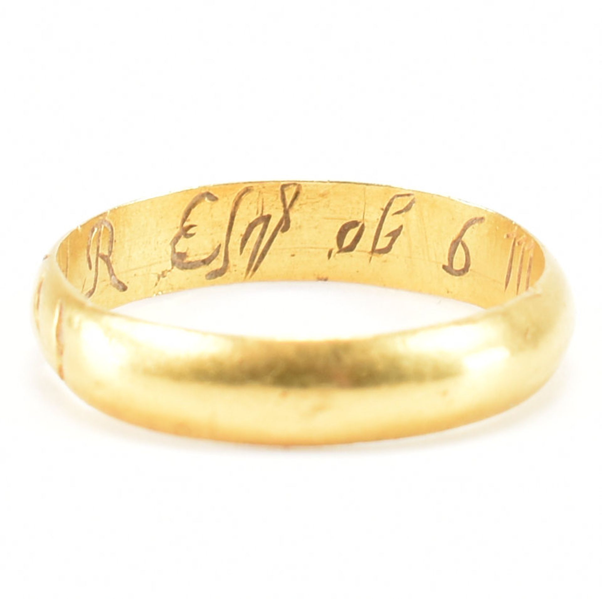 ANTIQUE GOLD MEMENTO MORI RING - Bild 4 aus 9