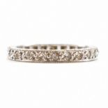 9CT WHITE GOLD ETERNITY RING