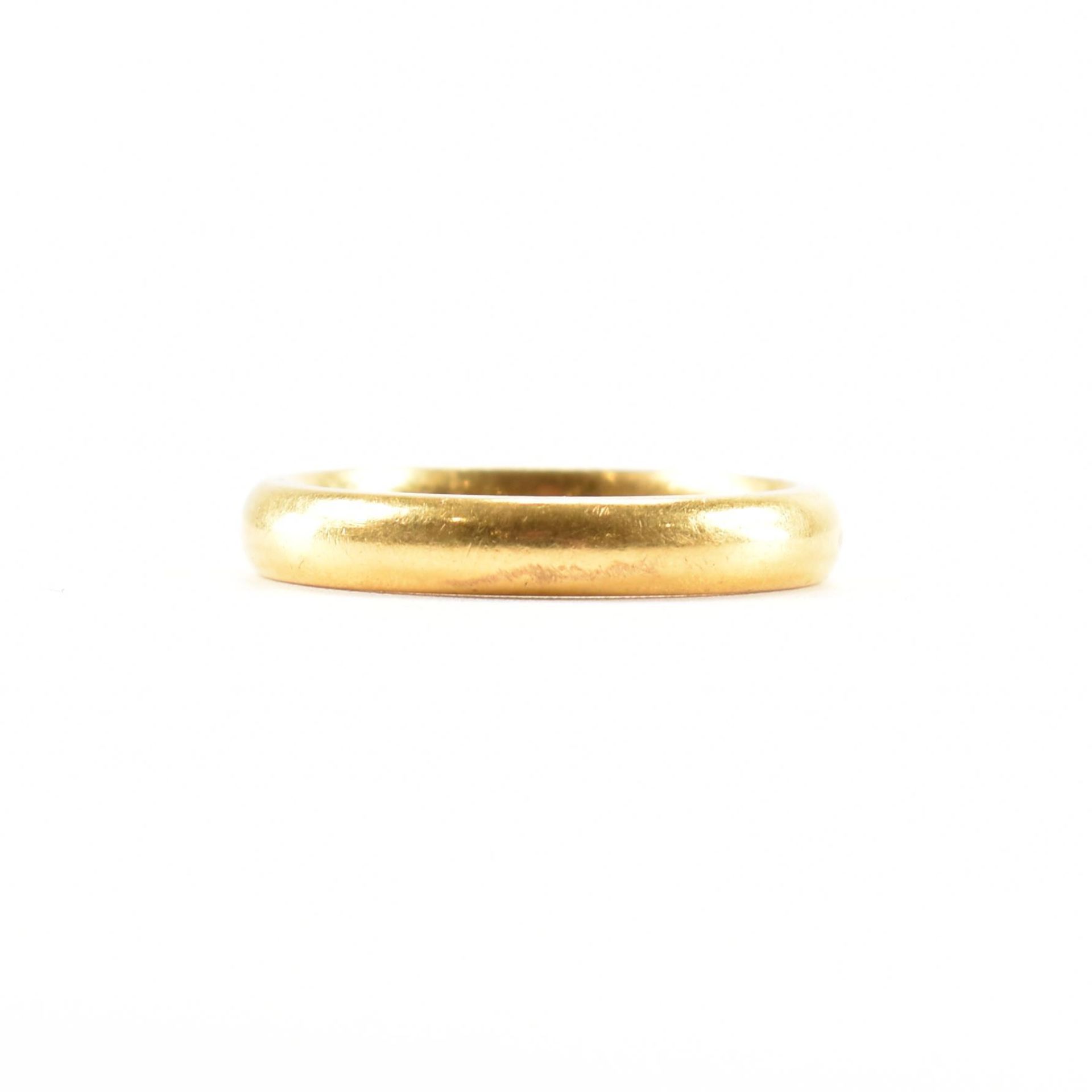 VINTAGE 22CT GOLD WEDDING BAND RING - Bild 2 aus 6