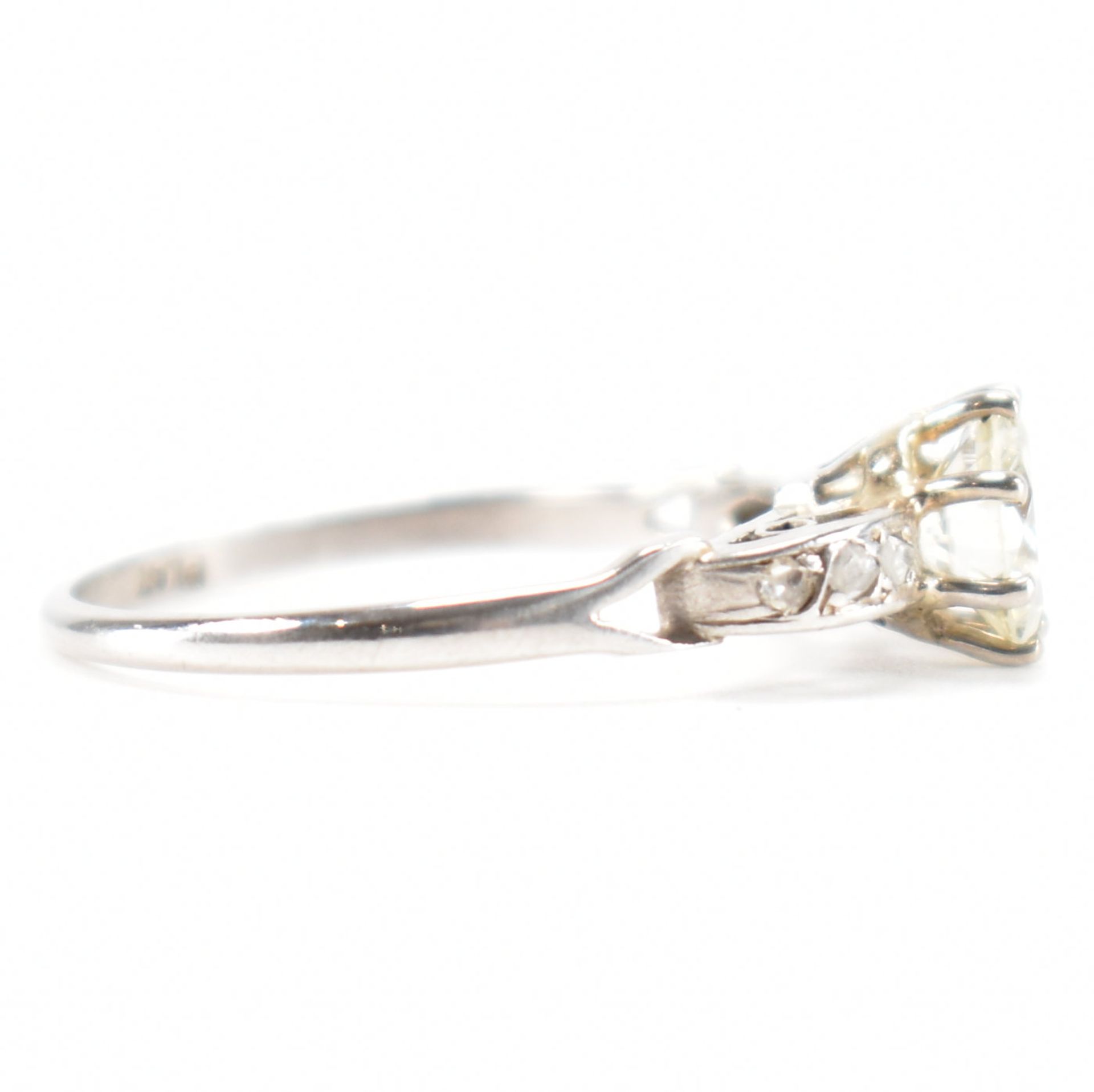 EDWARDIAN PLATINUM & DIAMOND RING - Image 5 of 8