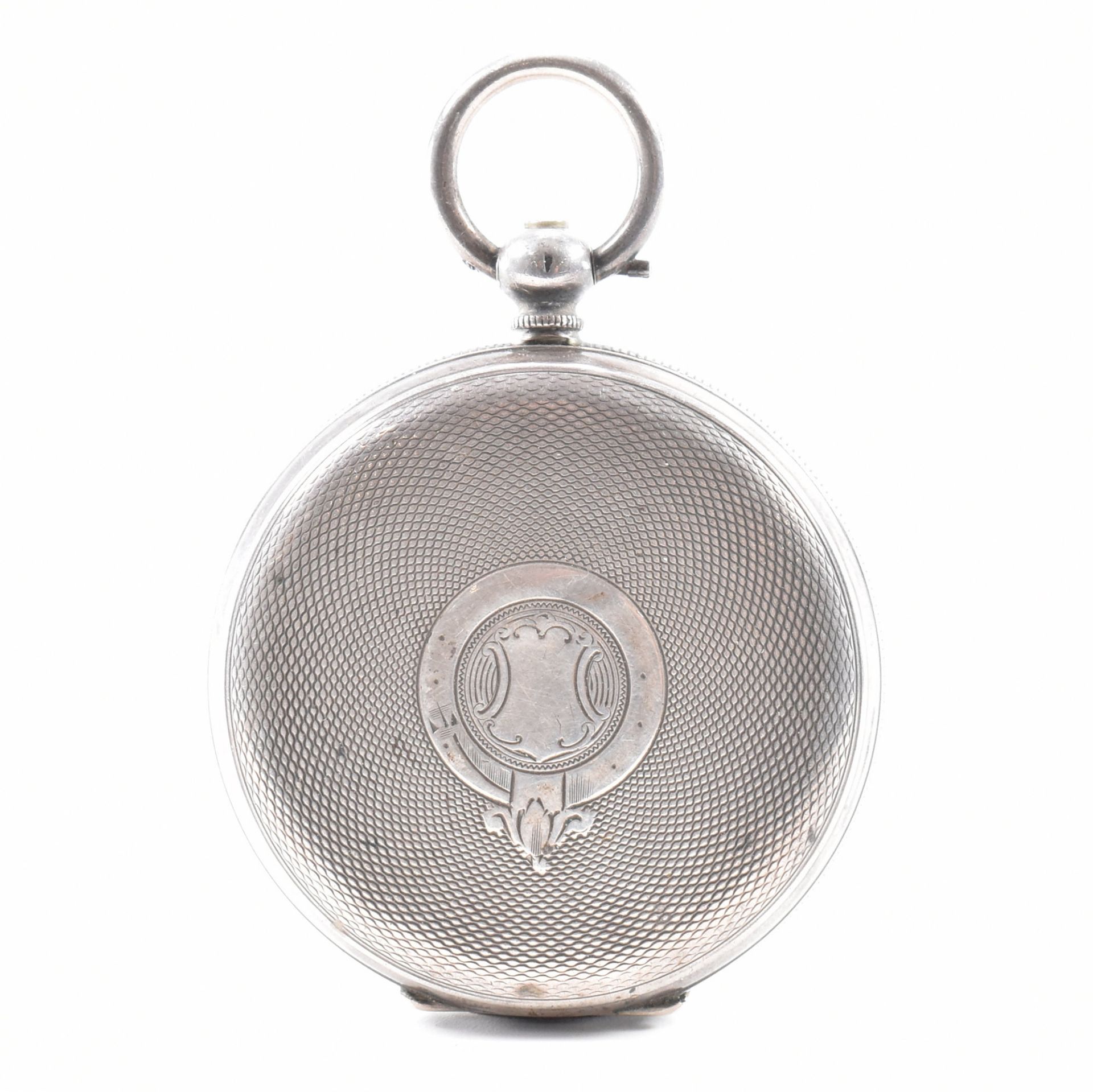 ANTIQUE SWISS SILVER FULL HUNTER POCKET WATCH - Image 2 of 8