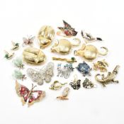 COLLECTION OF ASSORTED ANIMAL JEWELLERY