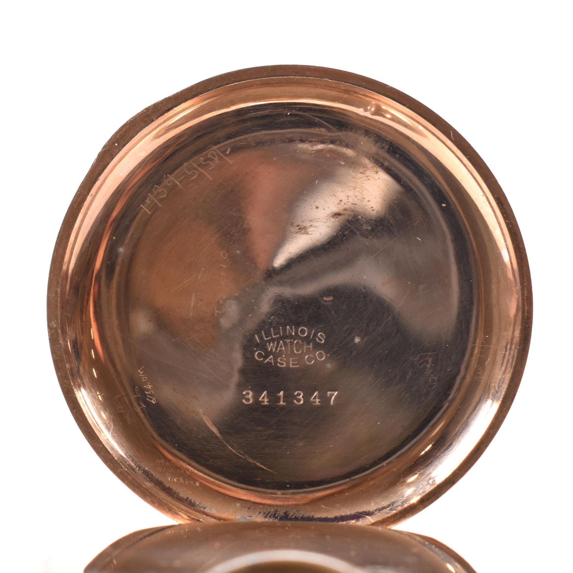 WALTHAM GOLD PLATED OPEN FACE POCKET WATCH - Image 5 of 7