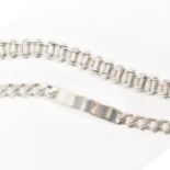 TWO 925 SILVER CHAIN BRACELETS