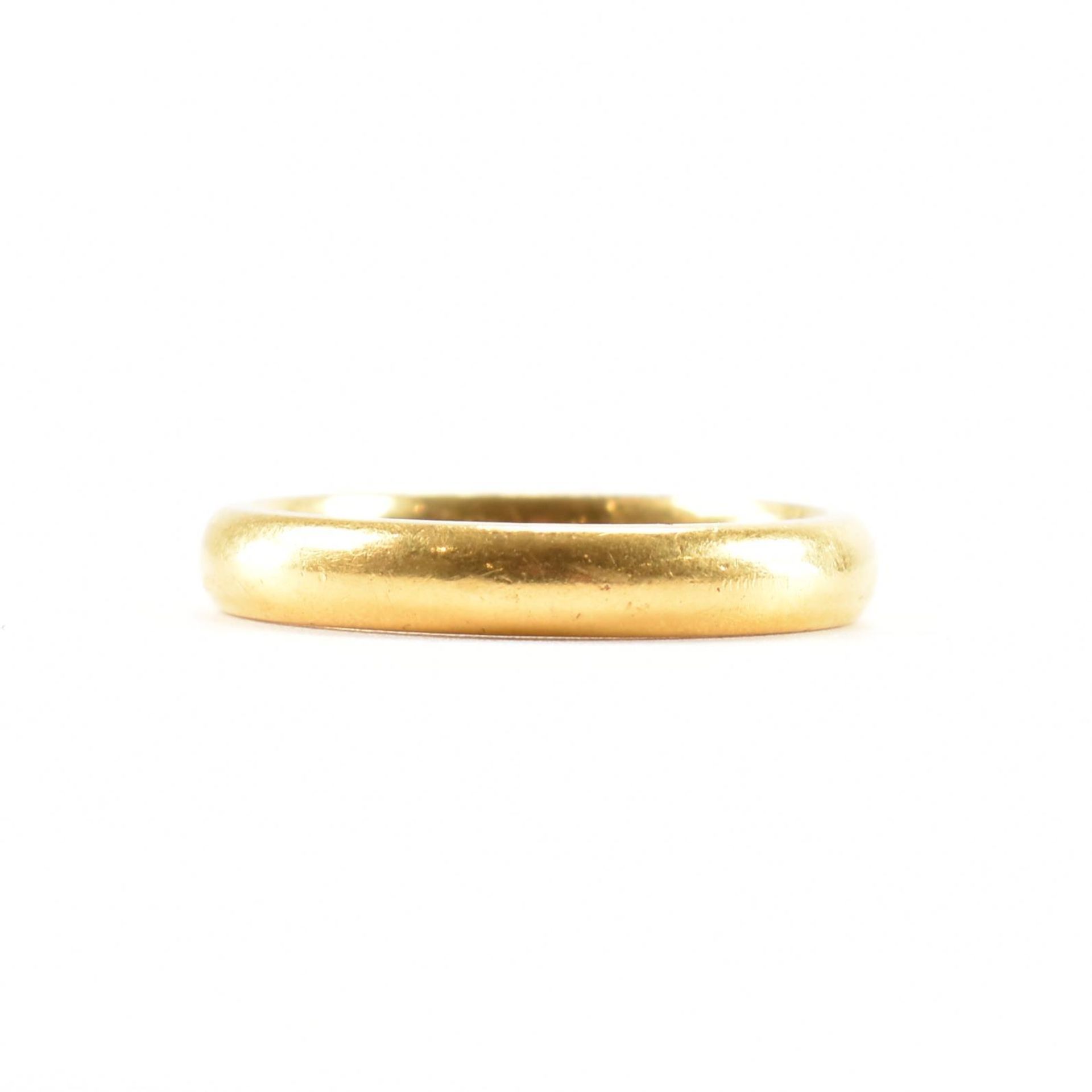 VINTAGE 22CT GOLD WEDDING BAND RING - Bild 3 aus 6