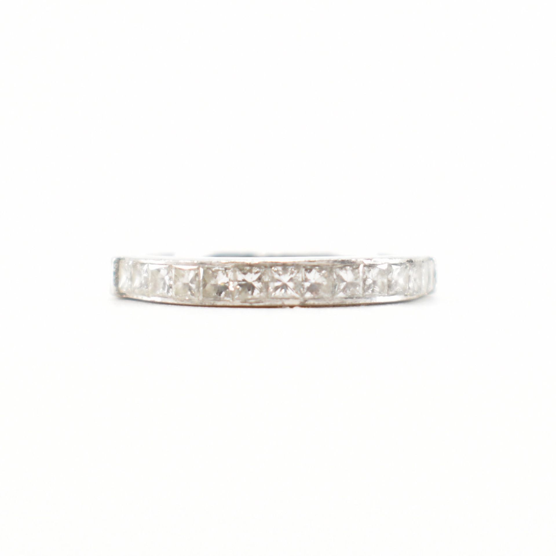 PLATINUM & DIAMOND HALF ETERNITY RING