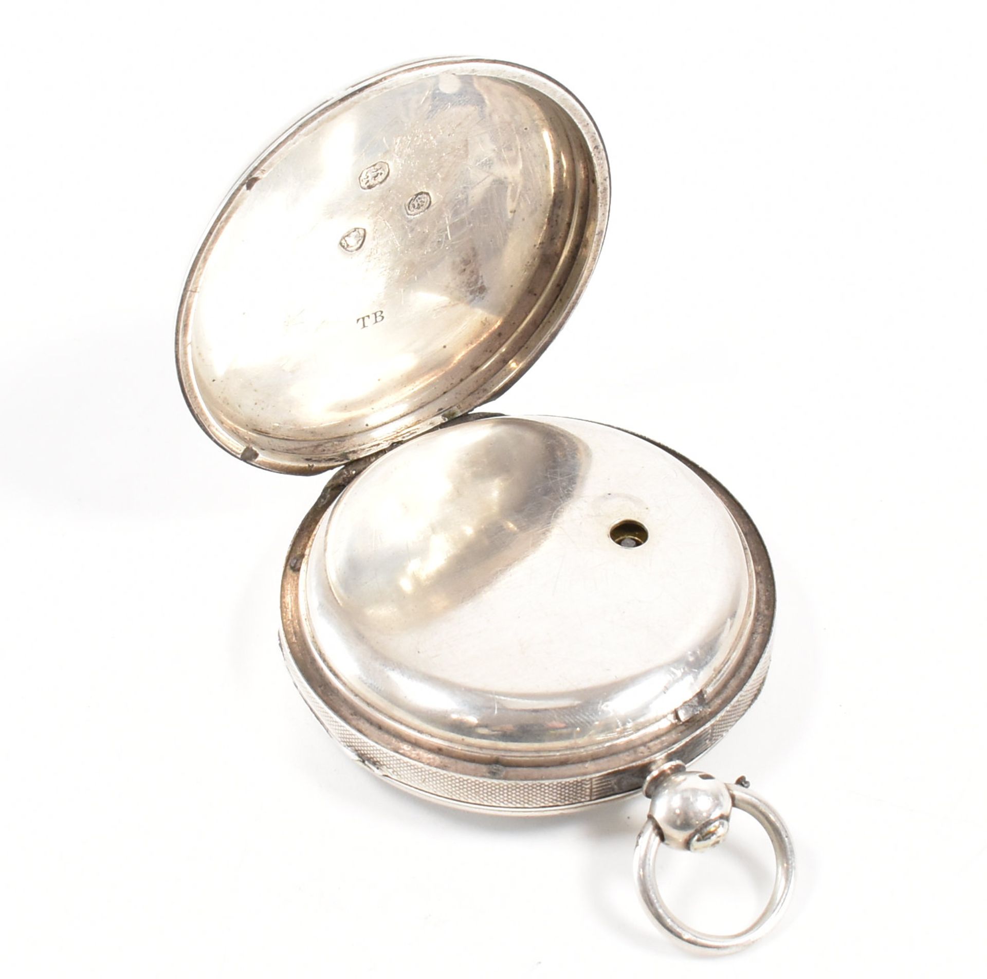 TWO HALLMARKED SILVER POCKET WATCHES - Image 4 of 7