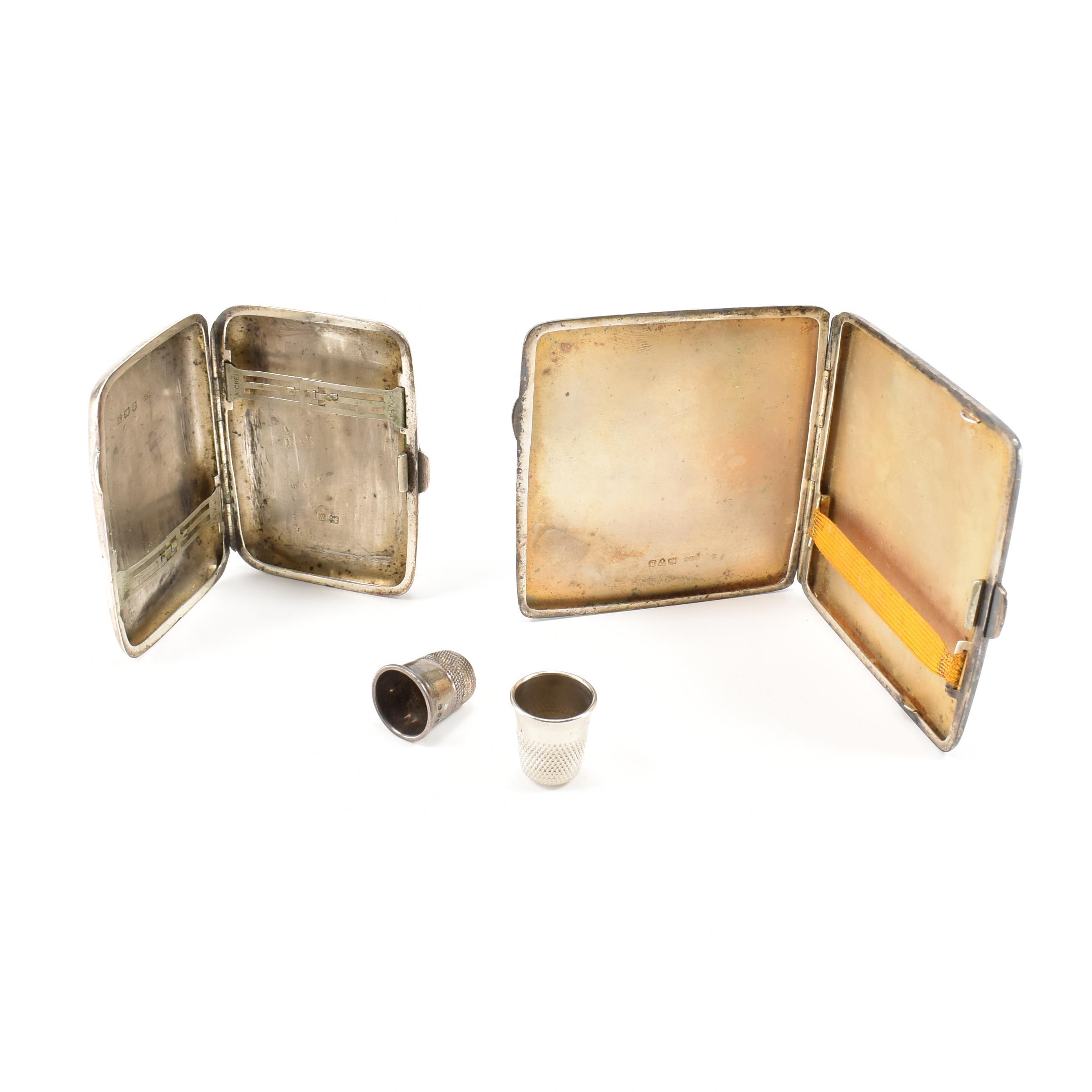 COLLECTION OF ASSORTED VICTORIAN & LATER HALLMARKED SILVER - Image 3 of 9