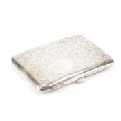 EARLY 20TH CENTURY EDWARDIAN SILVER CARD CASE