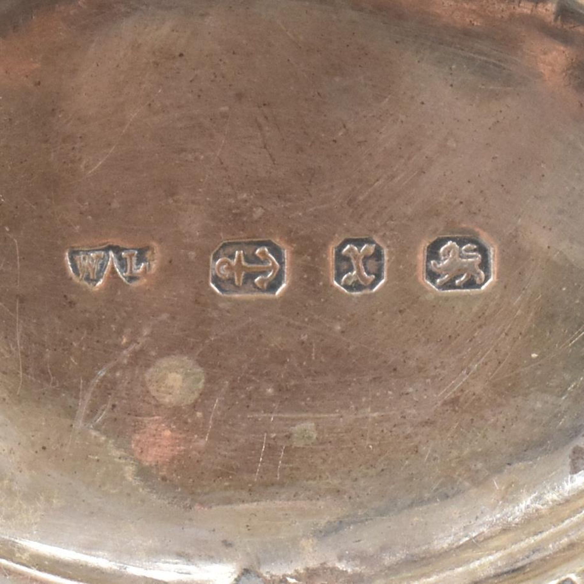 TWO VICTORIAN HALLMARKED SILVER PIN DISHES - Image 5 of 5