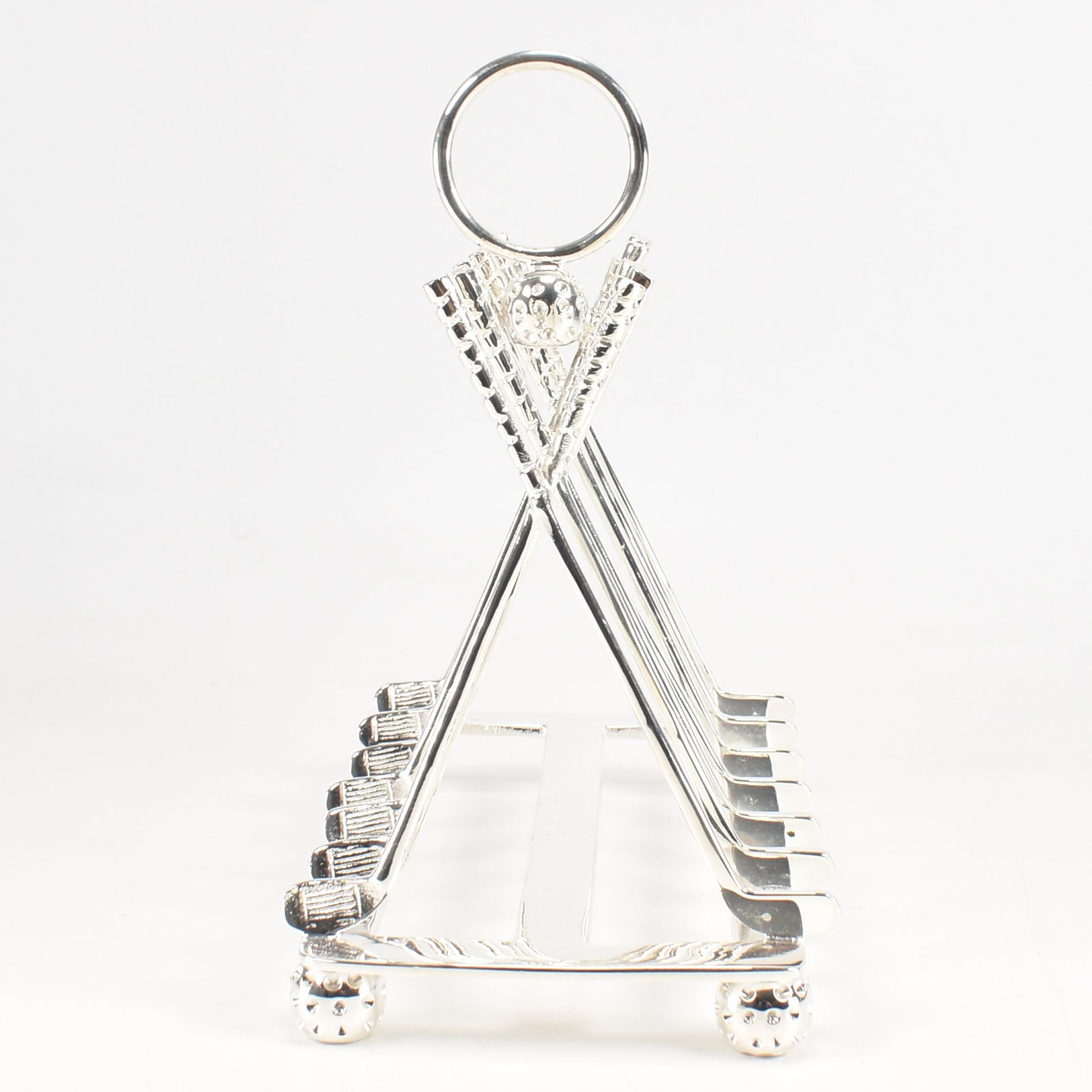 SILVER PLATED GOLFING TOAST RACK - Image 2 of 4