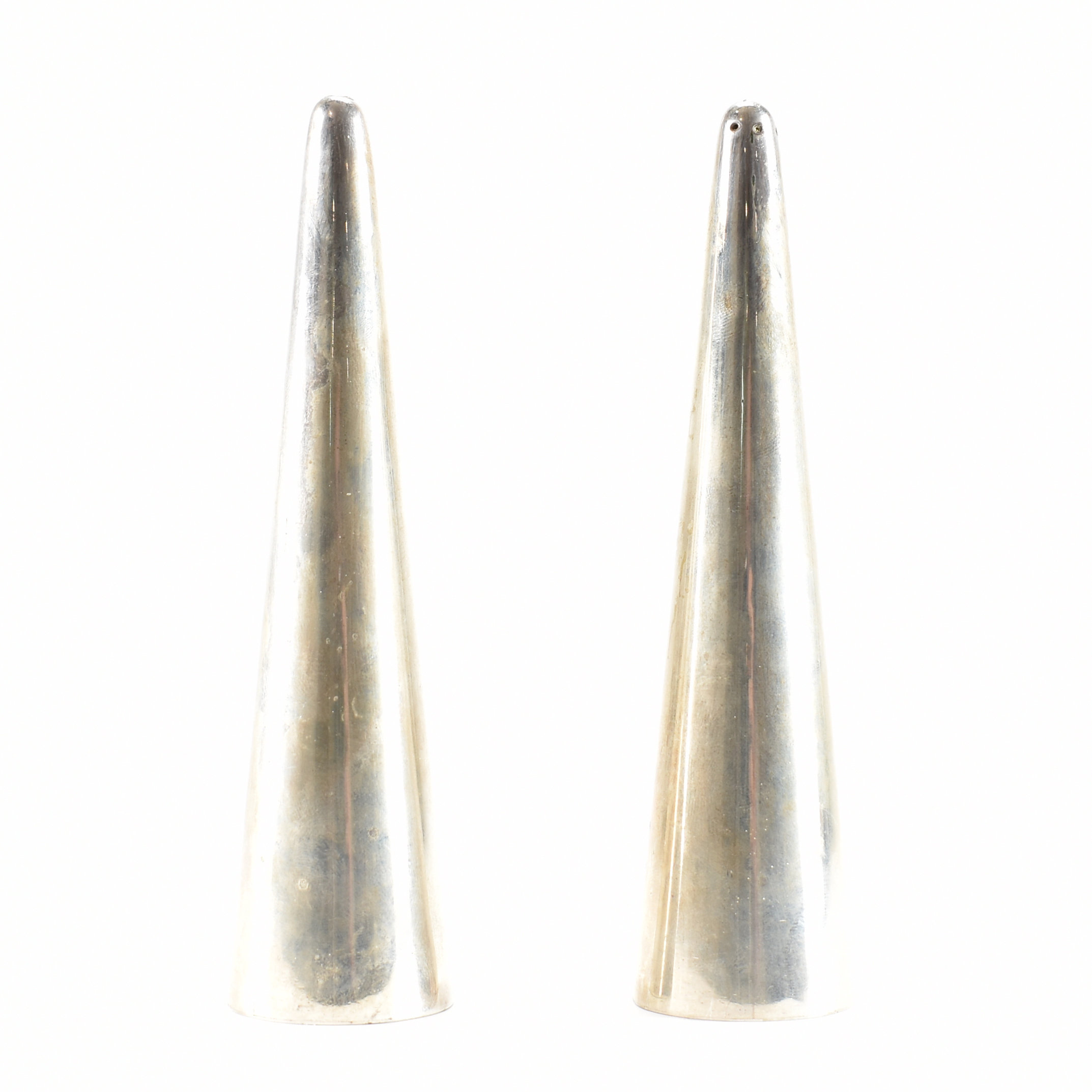 PAIR OF HALLMARKED SILVER SALT & PEPPER SHAKERS - Image 5 of 5