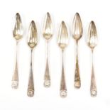 1920S ART DECO SILVER HALLMARKED GRAPEFRUIT SPOONS