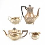 A VICTORIAN MAPPIN & WEBB HALLMARKED SILVER TEA SET