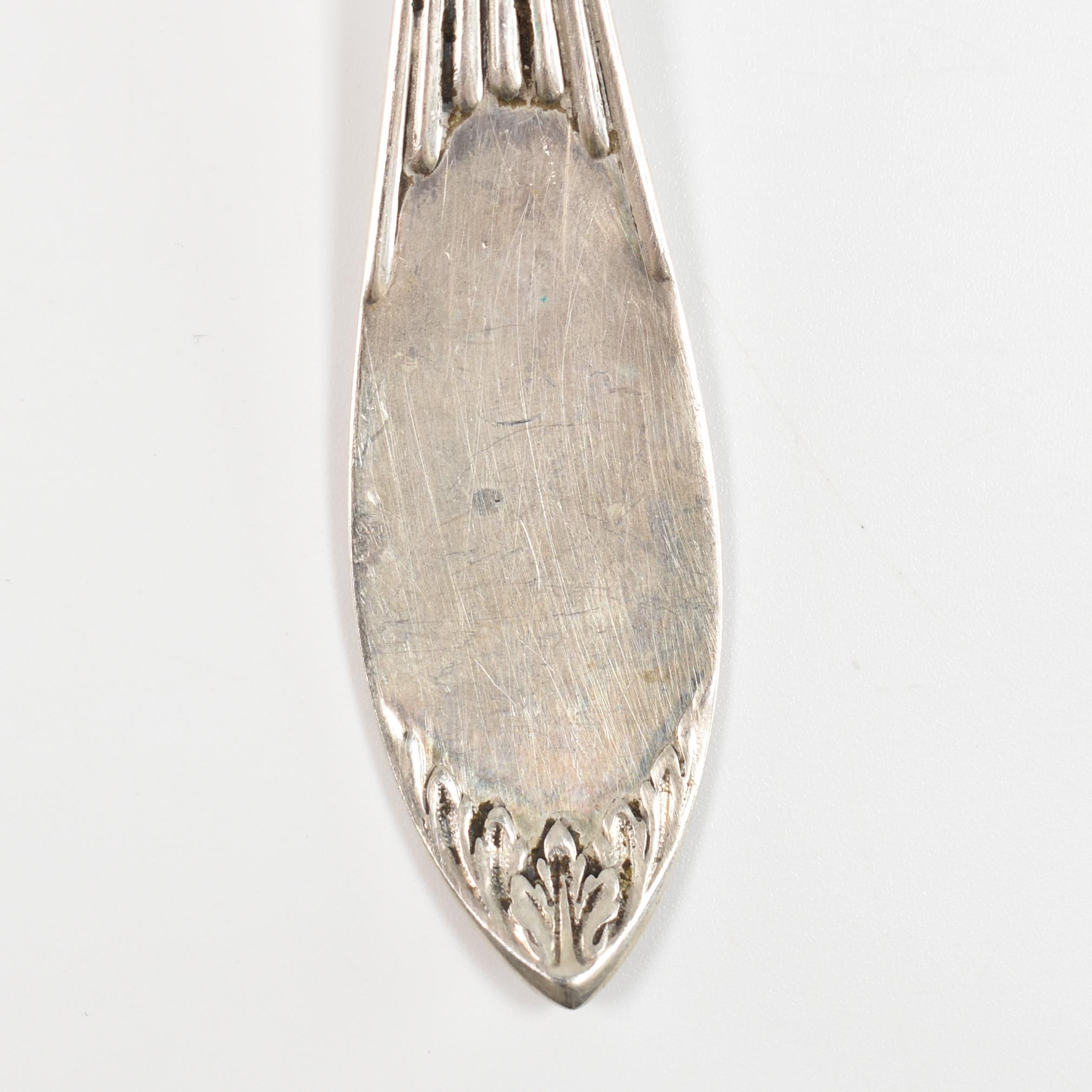 FOUR 19TH CENTURY SILVER SPOONS - Image 9 of 10