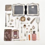 COLLECTION OF ASSORTED ANTIQUE & LATER SILVER