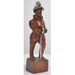 20TH CENTURY WOODEN CARVED SPANISH CONQUISTADOR