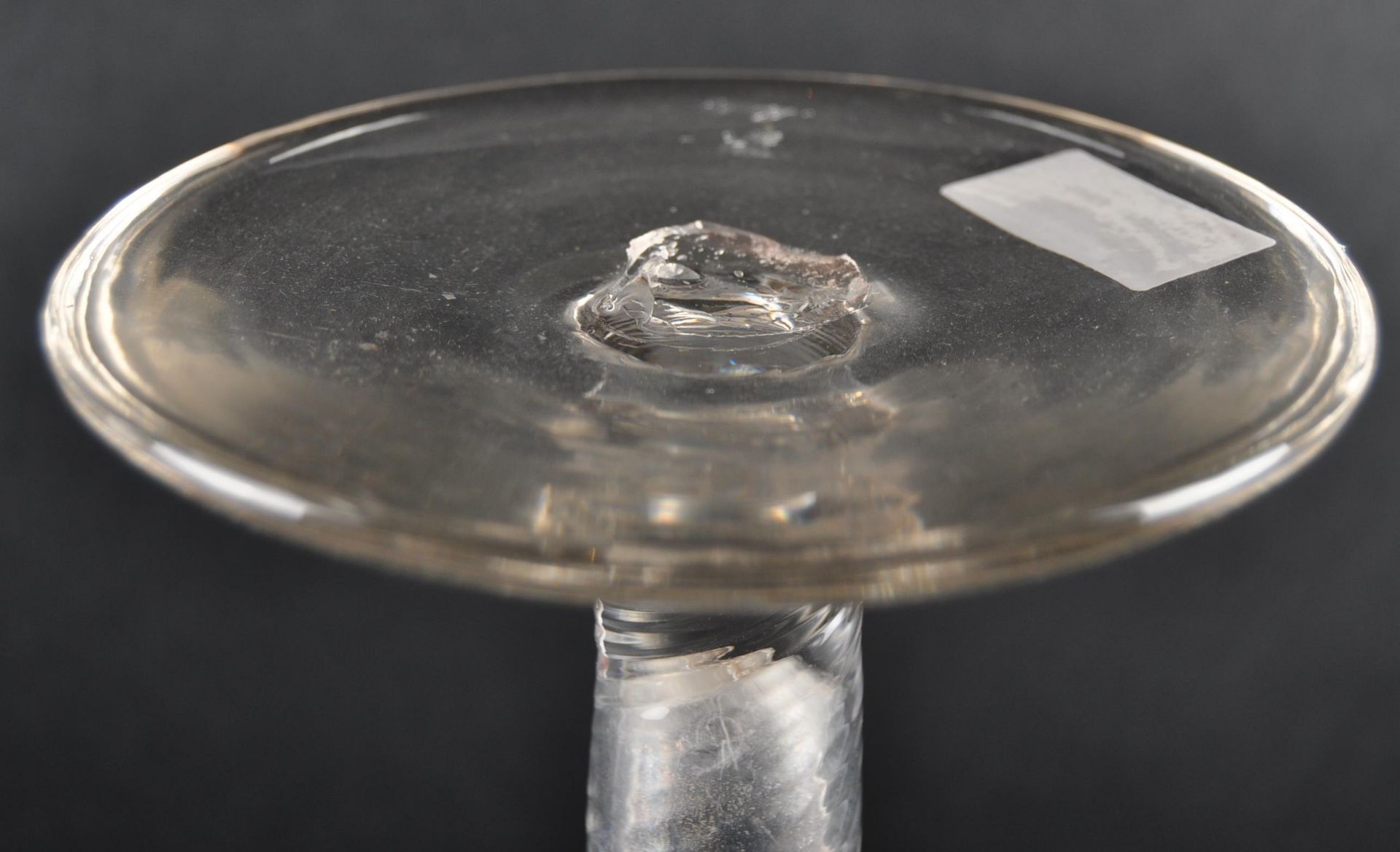 VERY LARGE 18TH CENTURY CEREMONIAL GLASS GOBLET - Image 5 of 5