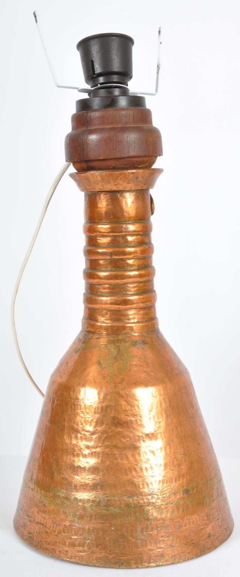 LATE 18TH CENTURY UPCYCLED COPPER EWER JUG LAMP - Bild 8 aus 8