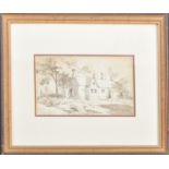 CORNELIUS VARLEY - 19TH CENTURY PENCIL AND WASH DRAWING