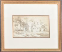 CORNELIUS VARLEY - 19TH CENTURY PENCIL AND WASH DRAWING