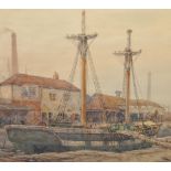 EARLY 20TH CENTURY MARINE WATERCOLOUR BY A W PARSONS