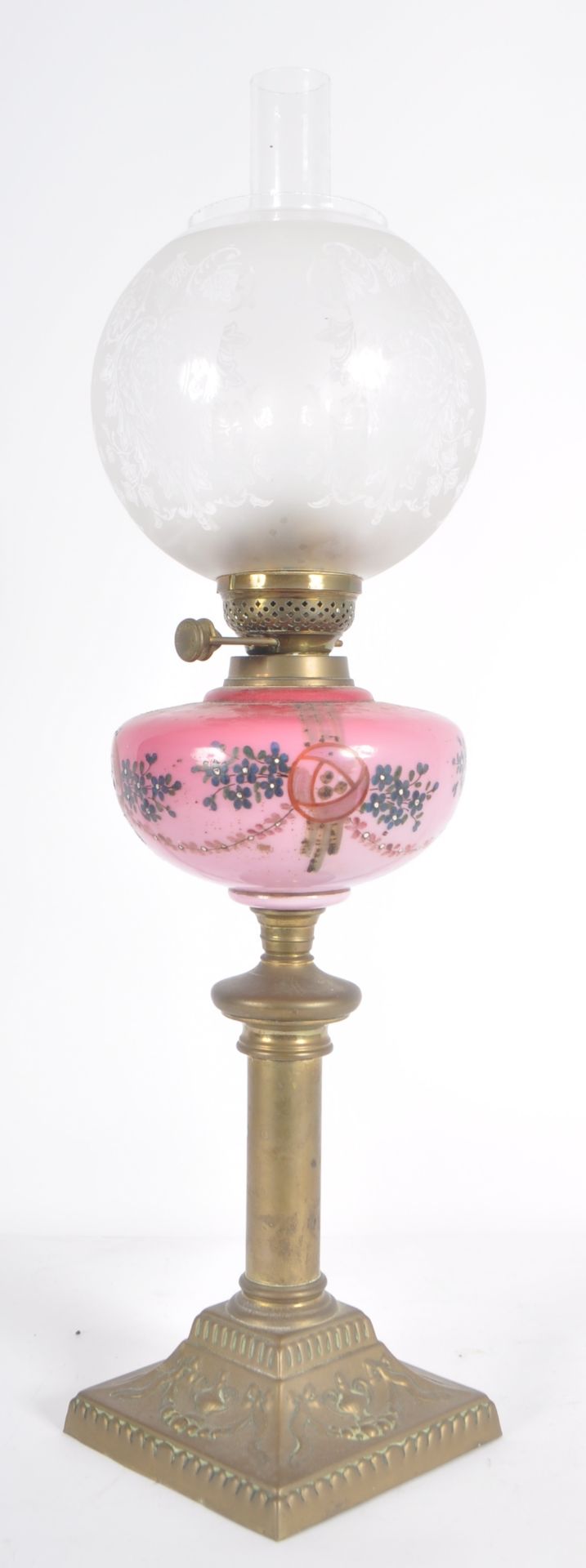 19TH CENTURY VICTORIAN NEOCLASSICAL OIL LAMP - Image 6 of 8