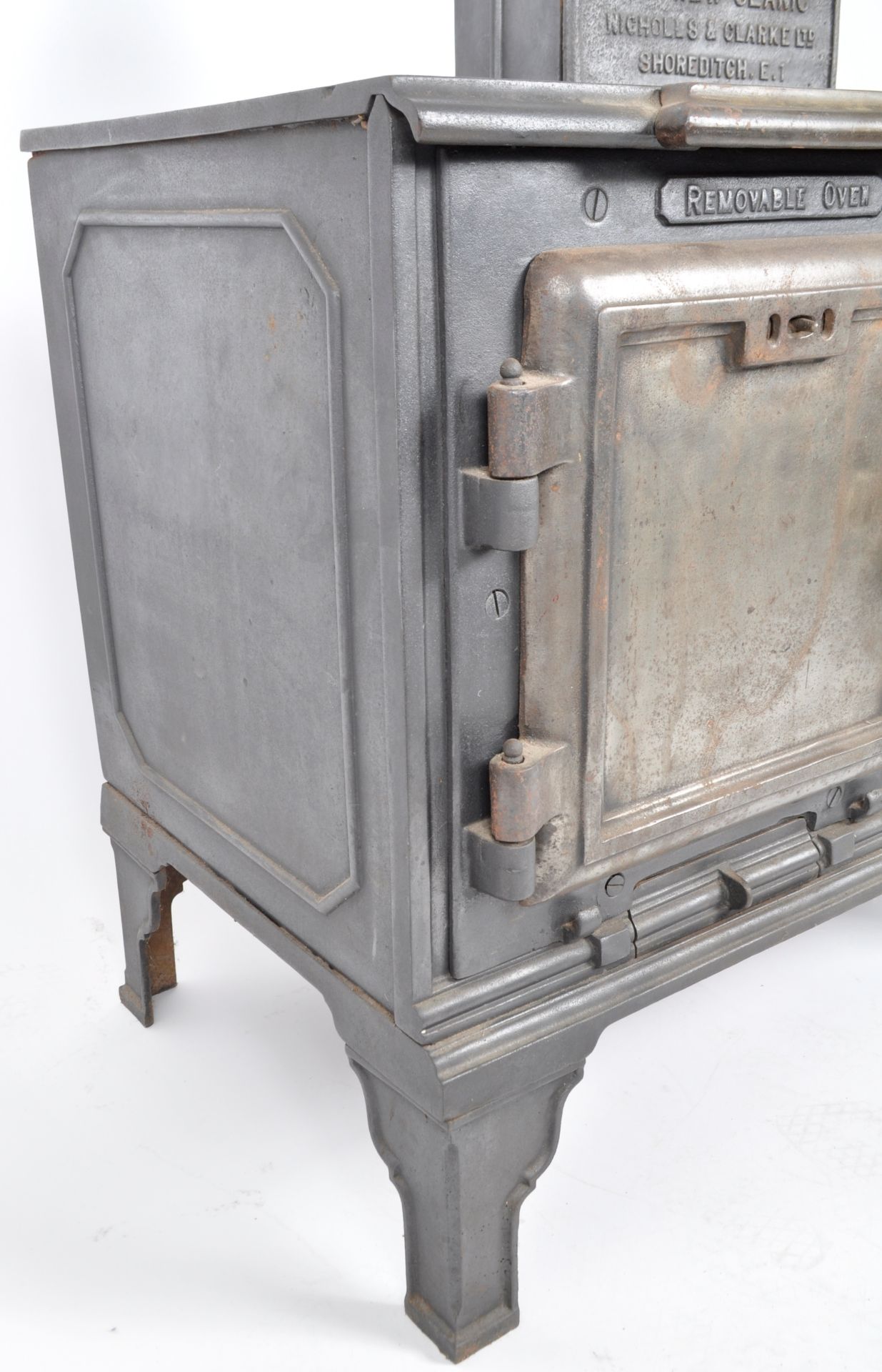 19TH CENTURY VICTORIAN CAST IRON OVEN STOVE - Image 6 of 6