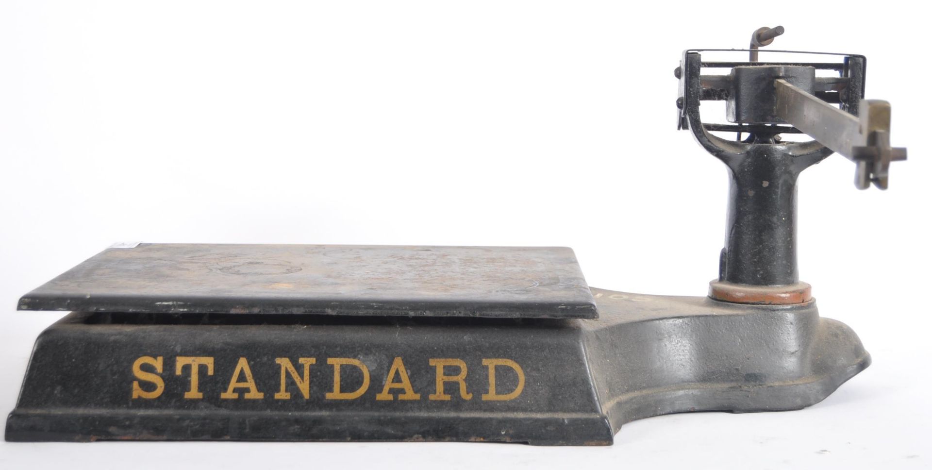 19TH CENTURY VICTORIAN SET OF CAST IRON STANDARD SCALES - Image 4 of 6