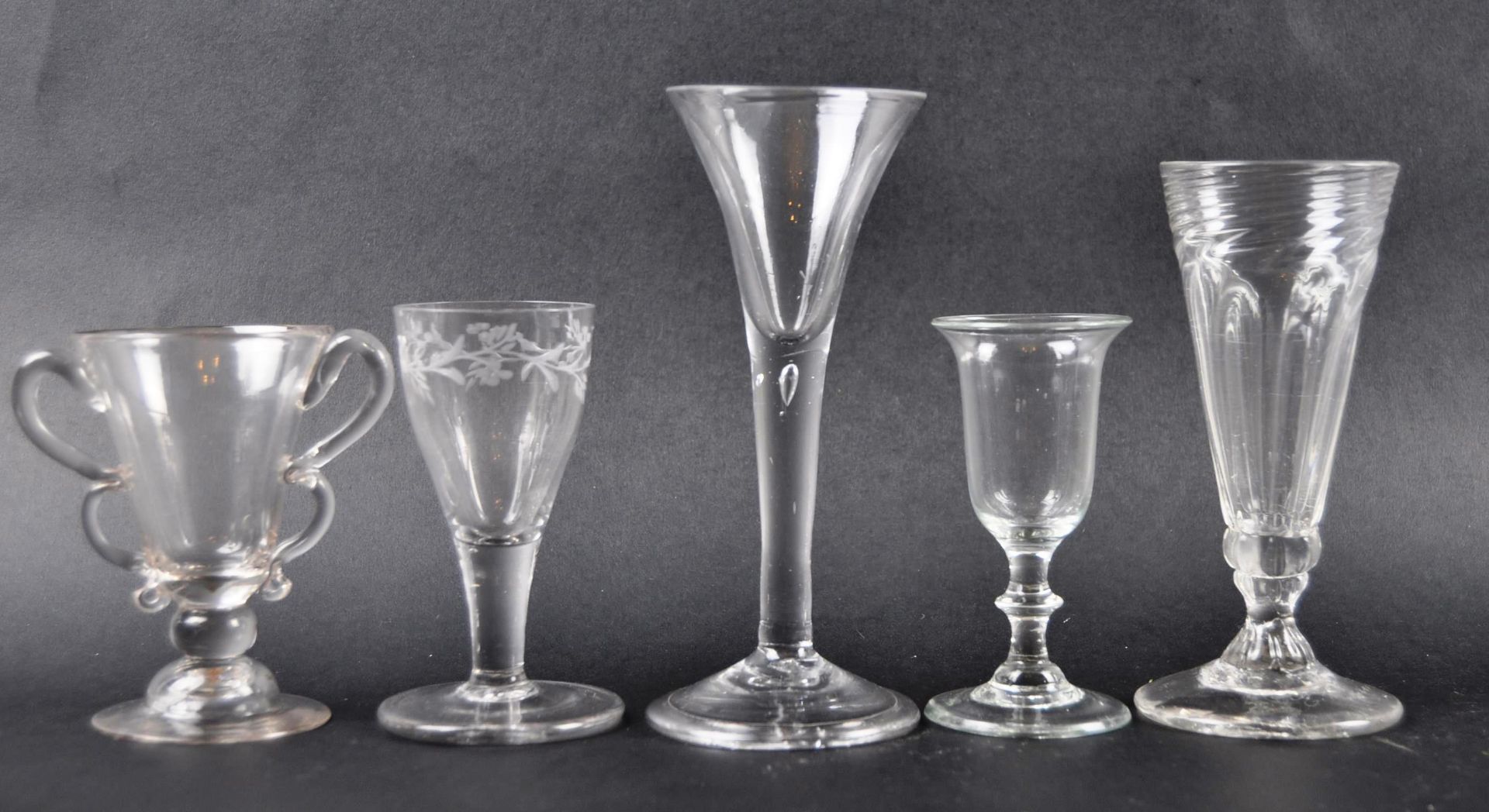 COLLECTION OF 18TH CENTURY GLASSWARE