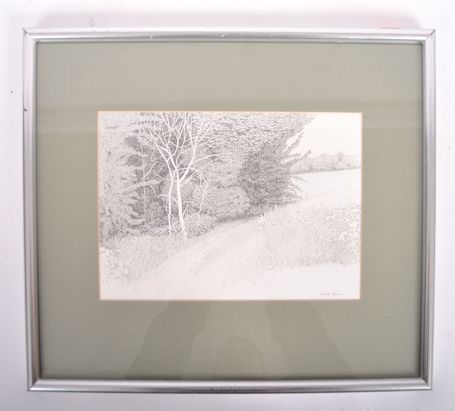 MEADOW PATHWAY, DRAWING BY DAVID EVANS ARCA RSA RSW - Bild 2 aus 4