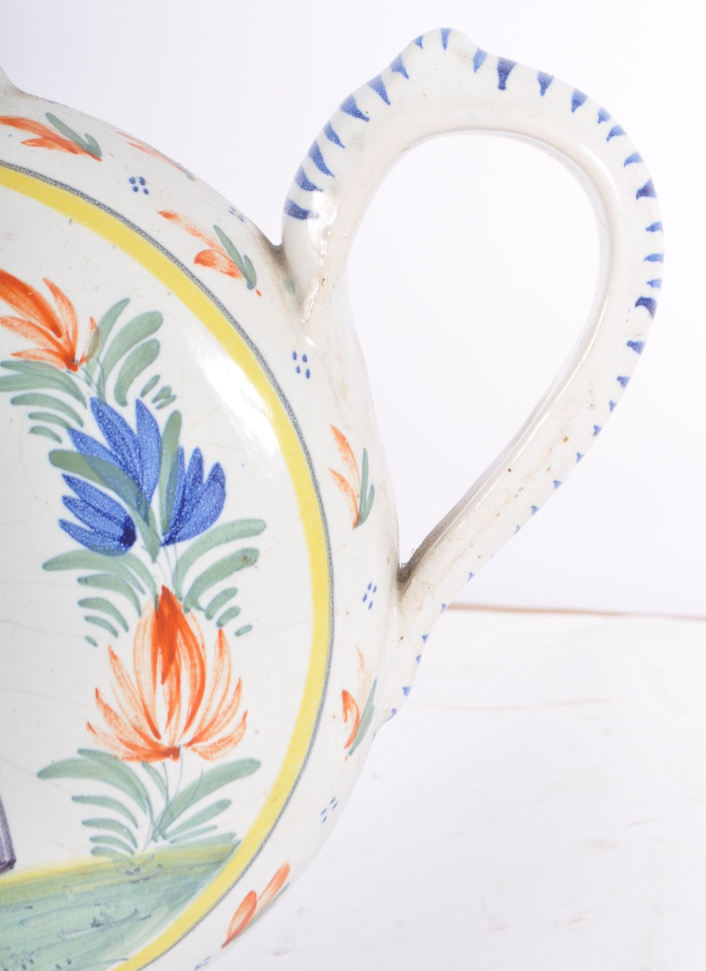 19TH CENTURY FRENCH FAIENCE TEAPOT - Image 4 of 13