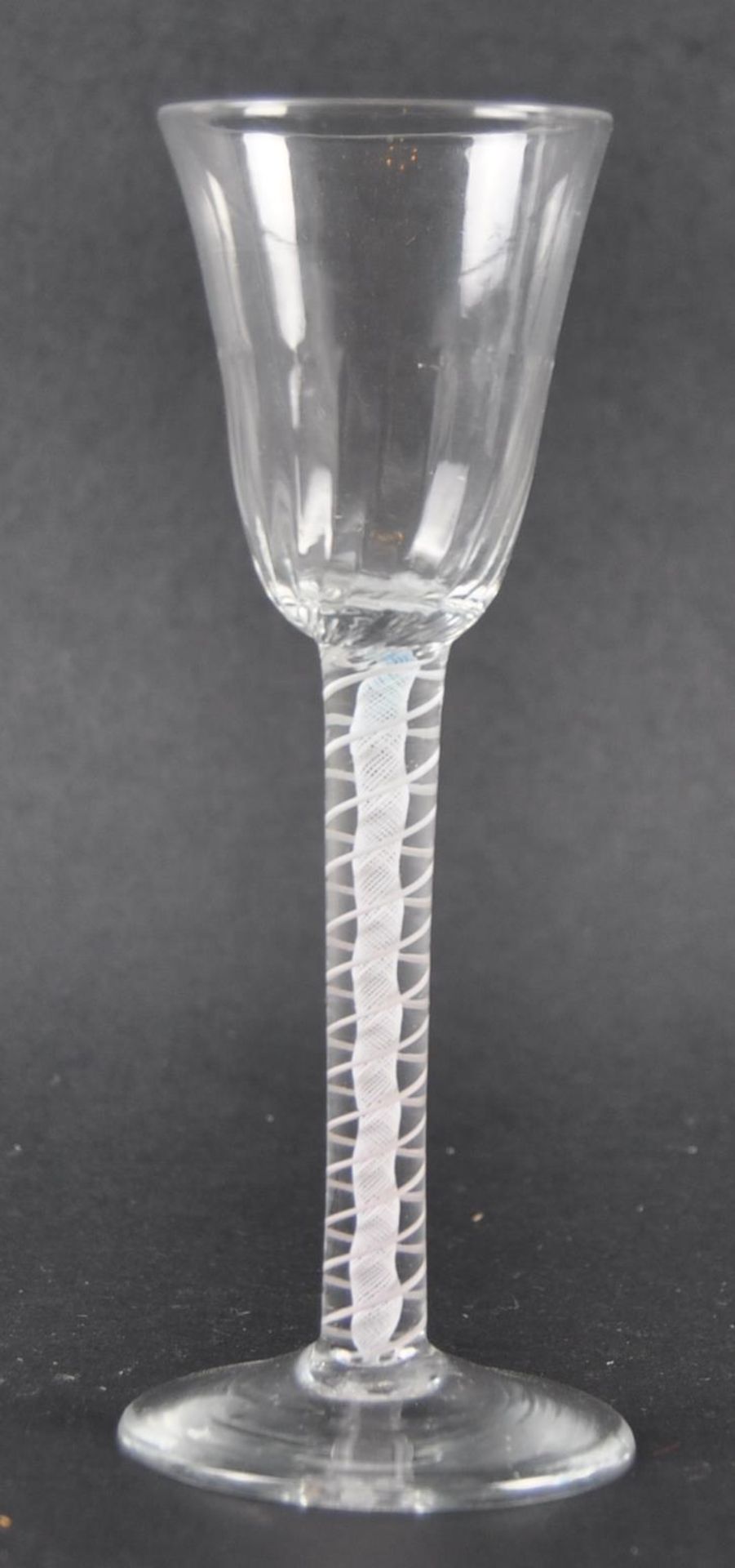18TH CENTURY DOUBLE SERIES OPAQUE TWIST WINE GLASS - Image 2 of 5