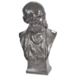 HERBERT HAMPTON - EDWARDIAN BRONZE BUST