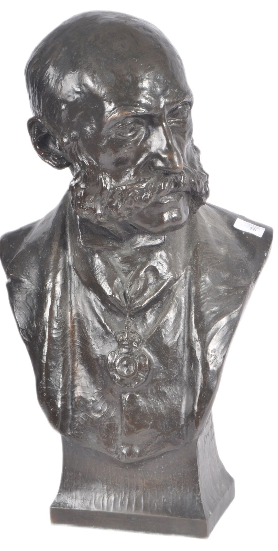 HERBERT HAMPTON - EDWARDIAN BRONZE BUST