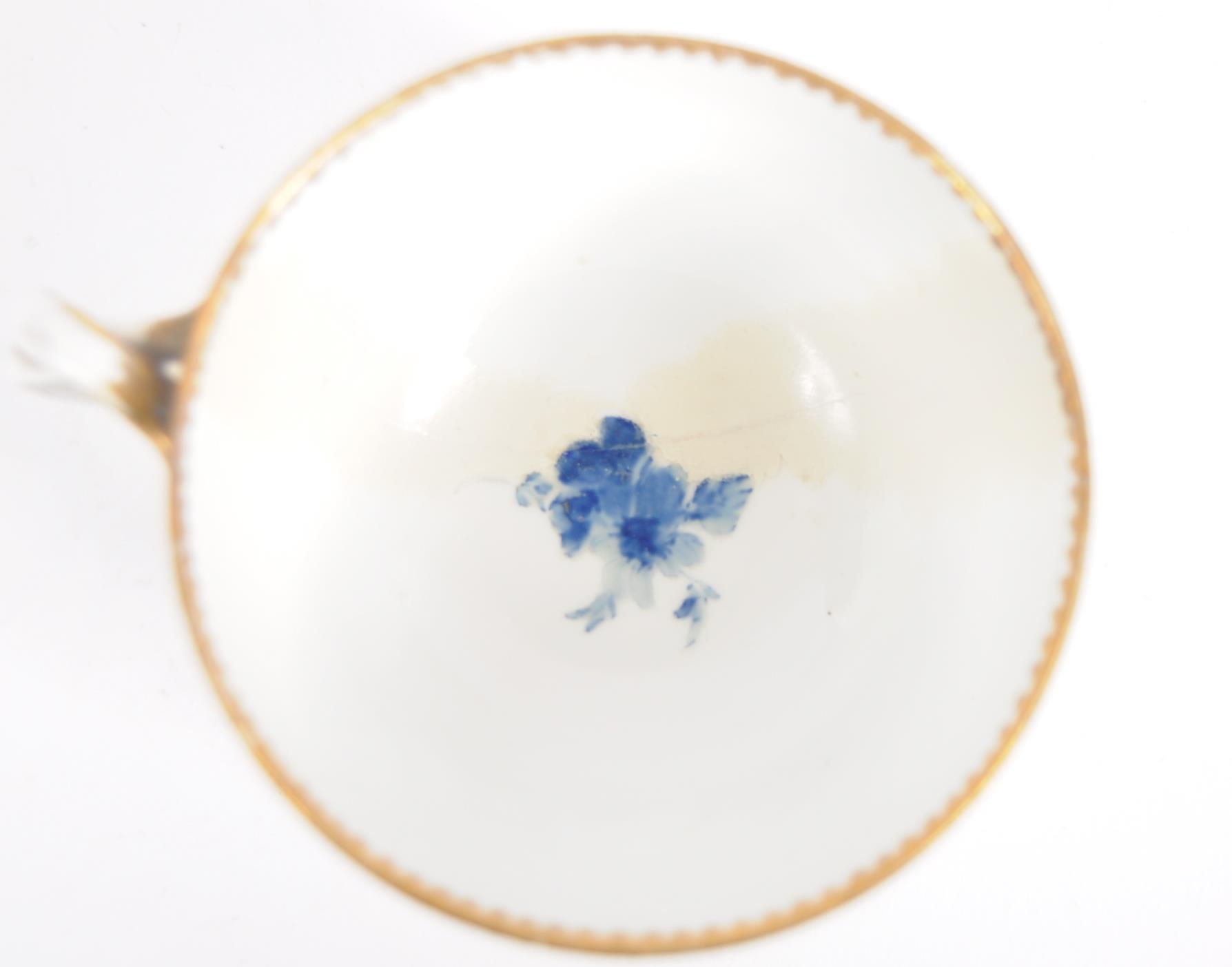 19TH CENTURY MEISSEN BLUE & WHITE PORCELAIN TEA SET - Image 7 of 18