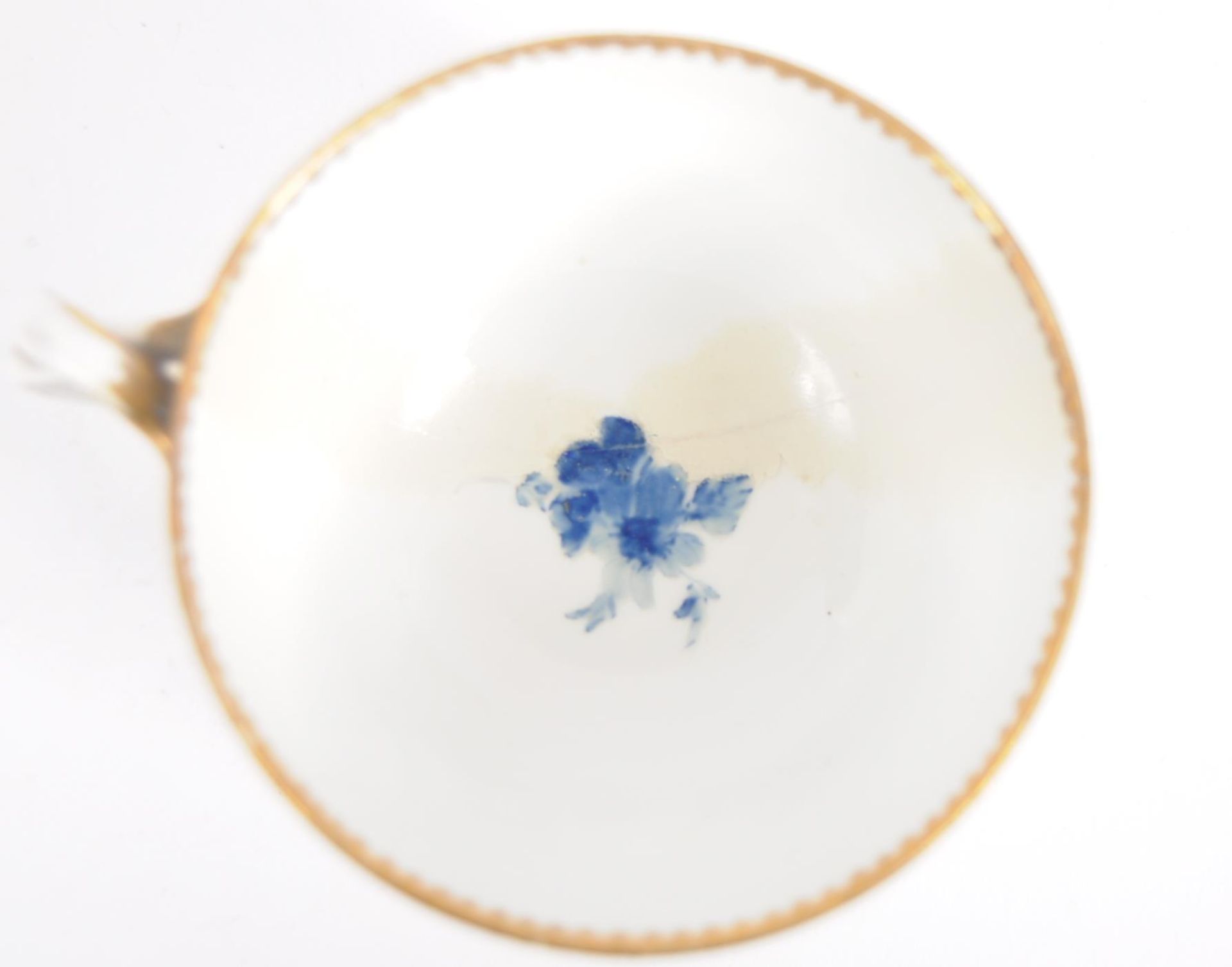 19TH CENTURY MEISSEN BLUE & WHITE PORCELAIN TEA SET - Image 7 of 18