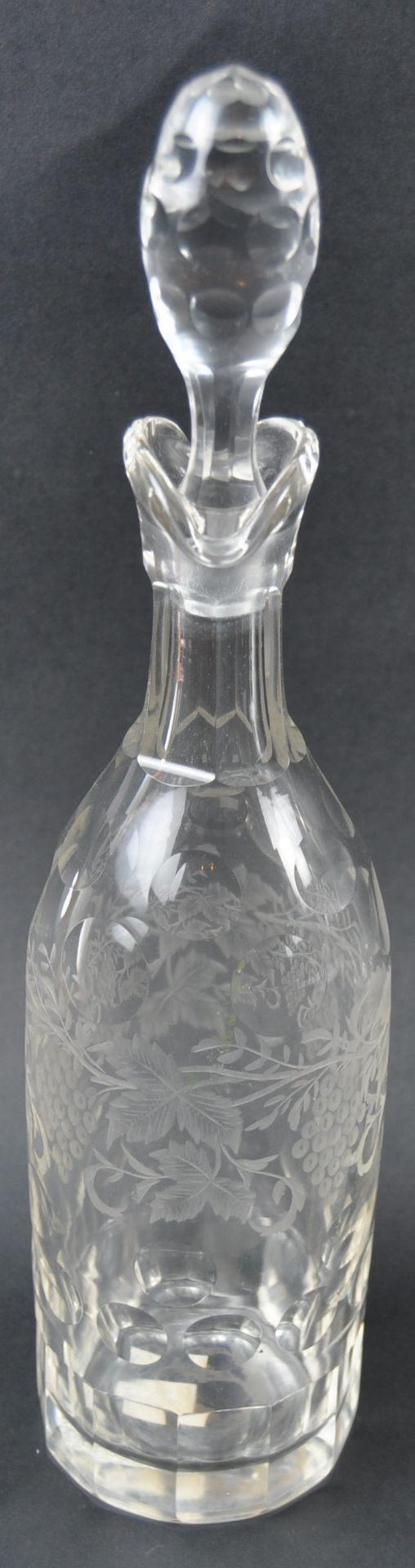 19TH CENTURY ETCHED GLASS DRINKS DECANTERS & GLASSES - Image 5 of 5