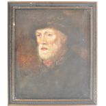 18TH CENTURY OIL PORTRAIT OF AN OLD GENTLEMAN