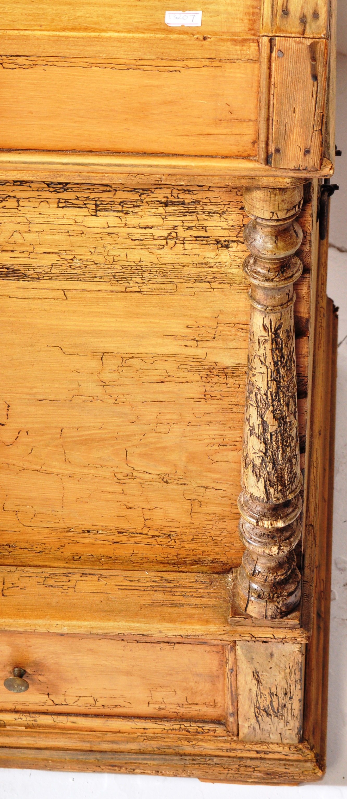 19TH CENTURY PINE BLANKET BOX CHEST - Image 7 of 7