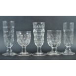 COLLECTION OF 19TH CENTURY GLASSWARE