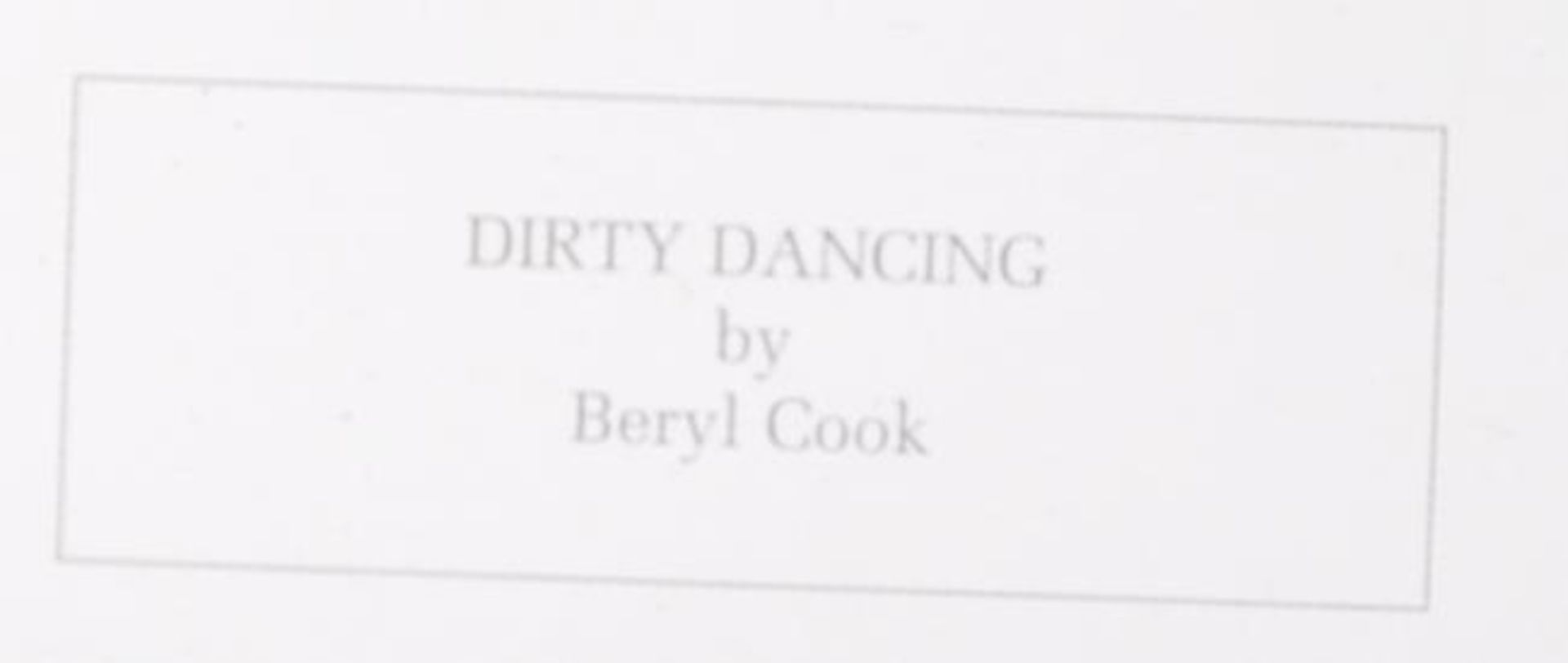 BERYL COOK (B.1926) - DIRTY DANCING - SIGNED PRINT - Bild 4 aus 4