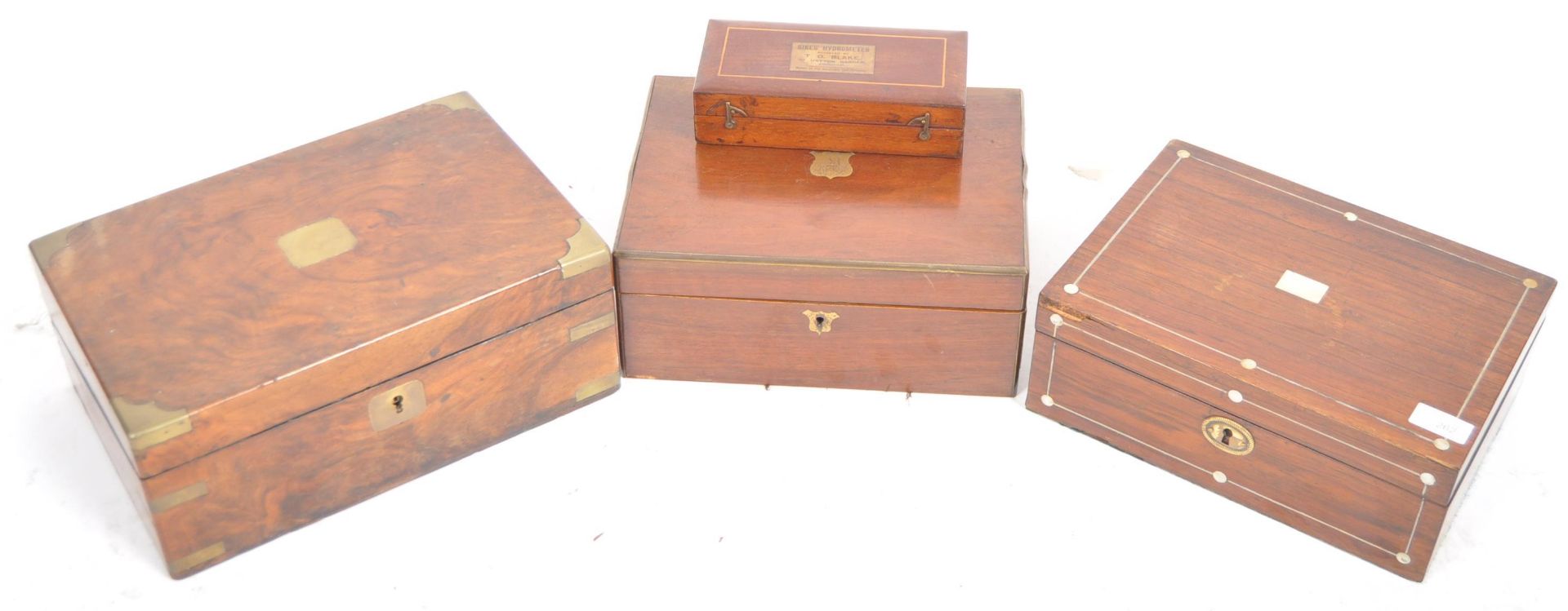 COLLECTION OF 19TH CENTURY VICTORIAN AND EARLIER BOXES - Image 2 of 7