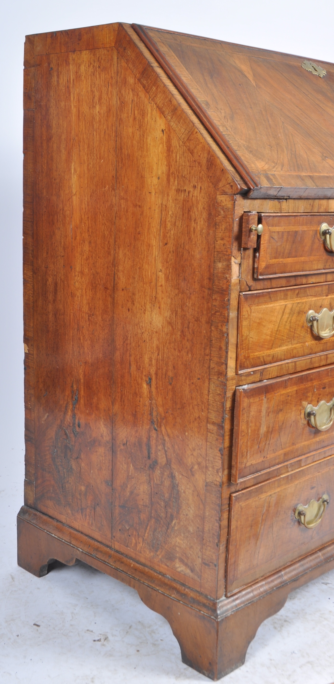 18TH CENTURY GEORGE III WALNUT BUREAU - Image 12 of 13