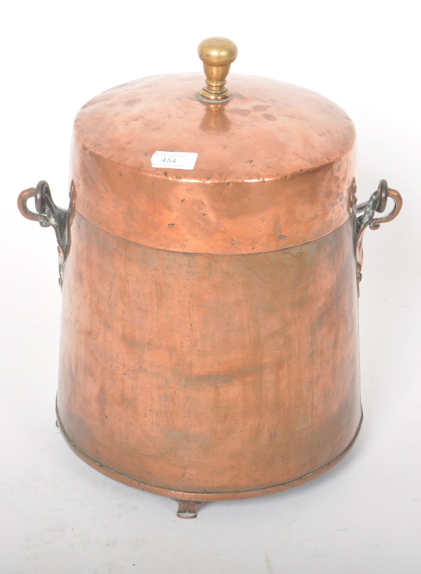 19TH CENTURY VICTORIAN COPPER KITCHEN POT - Image 6 of 6