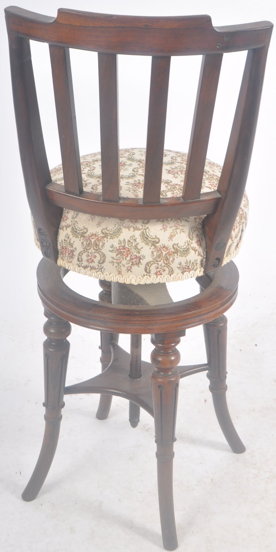 19TH CENTURY MANNER OF GILLOWS HARPISTS CHAIR - Image 5 of 6
